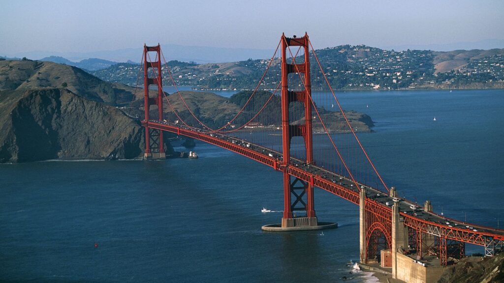 The Golden Gate Bridge in Geomytha