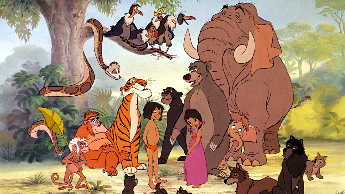 The Jungle Book in Geomytha revisited, Kaa, King Louie, and Red Fire
