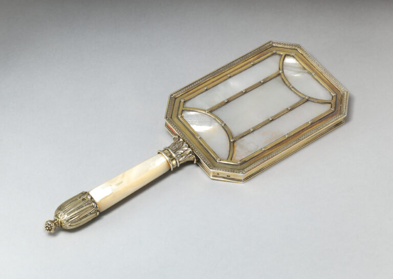 Hand mirror by André Aucoc, 1887–1911.