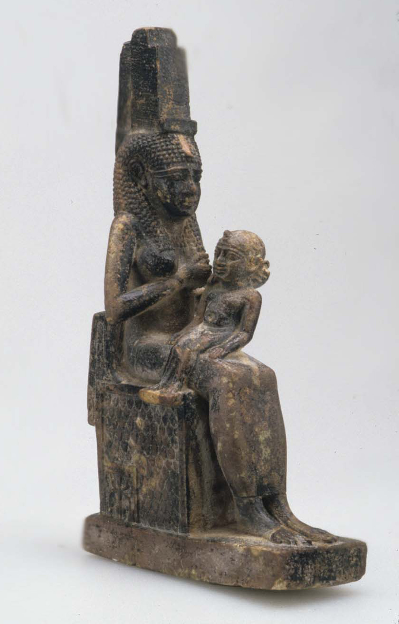 Isis nursing Horus, Late Period–Ptolemaic Period, The Metropolitan Museum of Art