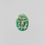 Scarab with Figure of Seth-Baal on a Lion, ca. 1300–1080 BCE